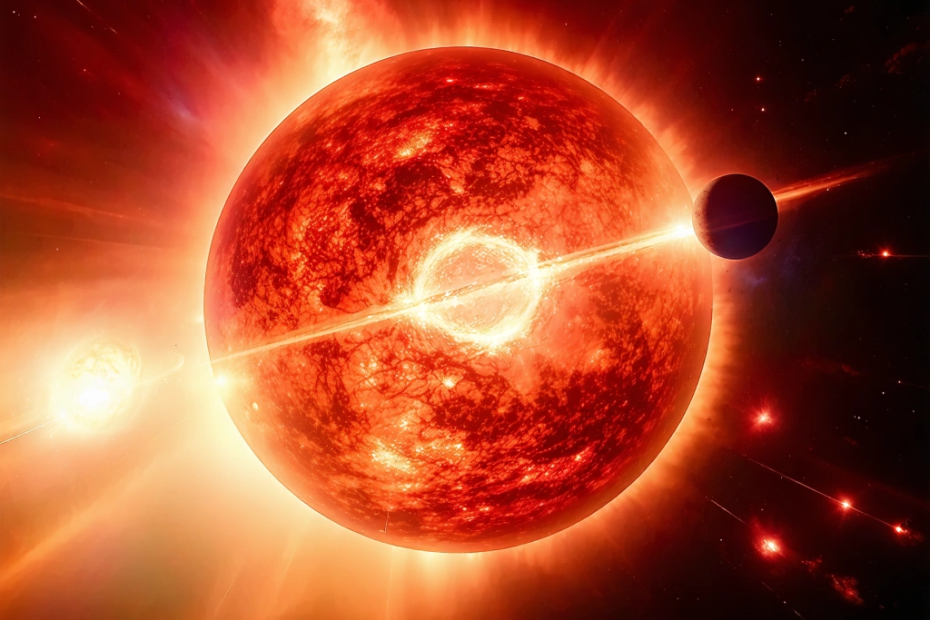 اكتشافات جديدة حول النجوم العملاقة الحمراء والكواكب المحيطة بها