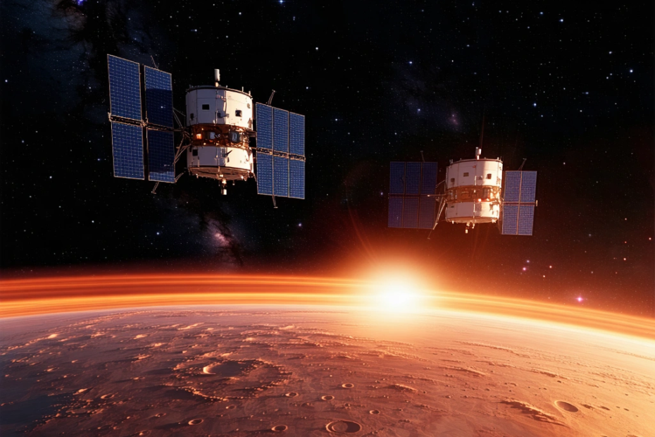 مهمة ESCAPADE: استكشاف الغلاف الجوي المريخي