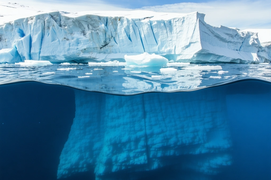 انهيار جليدي هائل في أنتاركتيكا: دراسة جديدة تكشف تسارع ذوبان الأنهار الجليدية