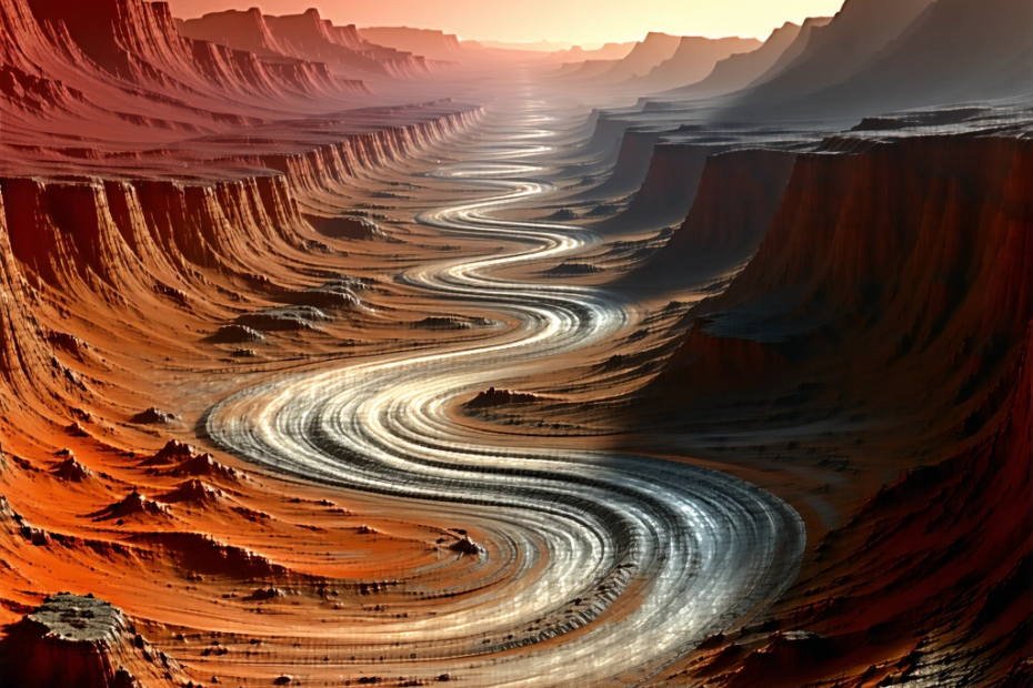 كولو فوساي: بصمات العصر الجليدي على سطح المريخ