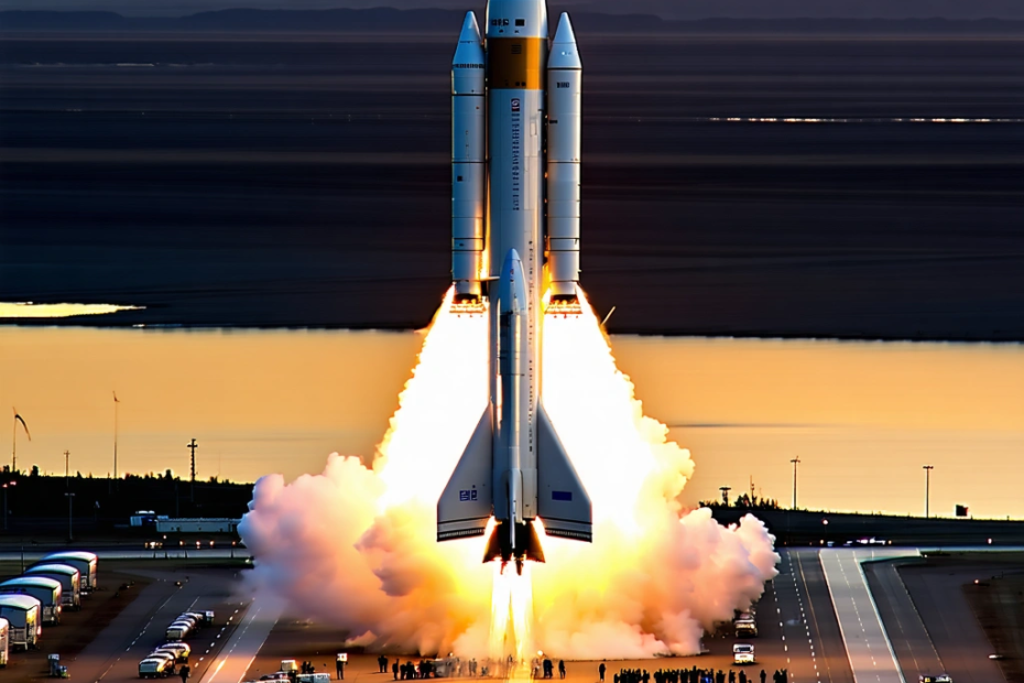 إطلاق ناجح لصاروخ نيو غلين والهبوط التاريخي