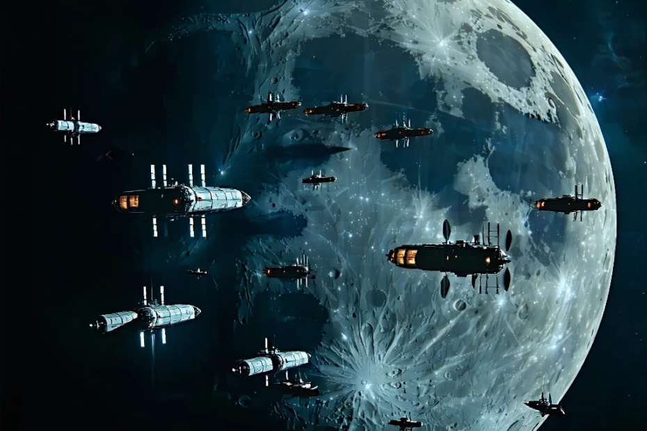 استكشاف الفضاء: تحديات وفرص في مدار القمر